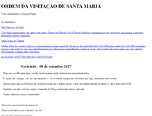 Tablet Screenshot of monjasvisitandinas.com.br